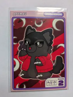Aphmau Fruit Blox Season 2 Aaron Cat APHS206 CCG Trading Cards Meemeows Snacks - Image 1