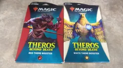 Theros Beyond Death Theme Booster Packs SET of 2 Red and White MTG! - Image 1