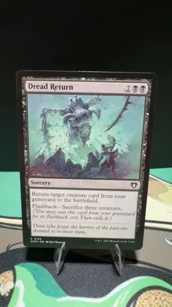 Dread Return 153 Common Commander Masters Magic: The Gathering Near Mint - Image 1