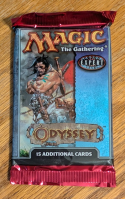 MTG - 3x Odyssey Booster Pack - Magic the Gathering Factory Sealed 2001 - Image 2