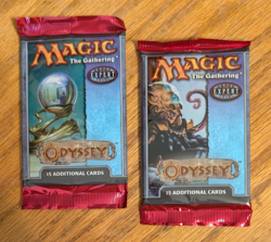 MTG - 2x Odyssey Booster Pack - Magic the Gathering Factory Sealed 2001 - Image 1