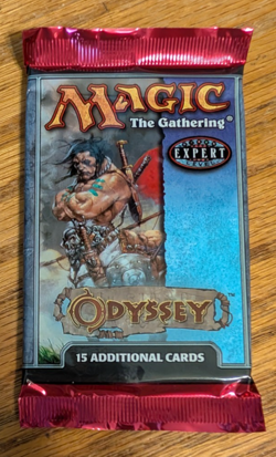 MTG - 3x Odyssey Booster Pack - Magic the Gathering Factory Sealed 2001 - Image 2