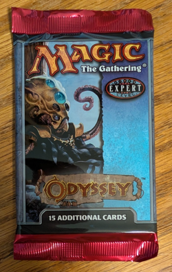 MTG - 3x Odyssey Booster Pack - Magic the Gathering Factory Sealed 2001 - Image 4