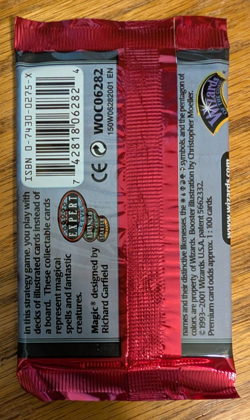 MTG - 3x Odyssey Booster Pack - Magic the Gathering Factory Sealed 2001 - Image 5