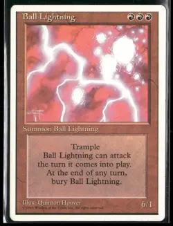 Ball Lightning MTG LP 4th Edition - Image 1