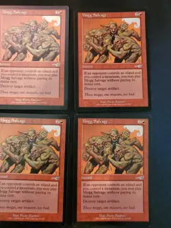 4x Nemesis Mogg Salvage NM Magic The Gathering MTG Playset X4 4 ** - Image 3