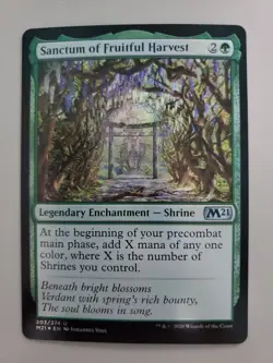 MTG Sanctum of Fruitful Harvest Core Set 2021 Foil Uncommon - Image 1