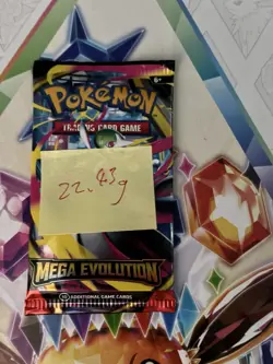 (HEAVY) 22.43g Pokemon TCG Mega Evolution Booster Pack (SEALED)✅ - Image 2