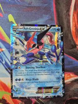 Ash-Greninja ex - XY133 - Ultra Rare Black Star Promo - Pokemon Card - MP - Image 1