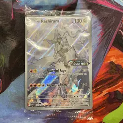 2025 Pokemon Journey Together N’s Reshiram 167/159 Stamp Promo Sealed - Image 1