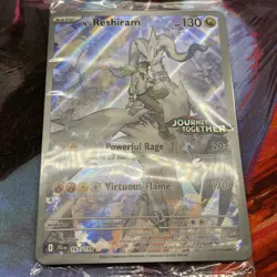 2025 Pokemon Journey Together N’s Reshiram 167/159 Stamp Promo Sealed - Image 2