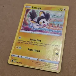 Pokemon Emolga (54/215) Silver Tempest NM REVERSE Holo Foil TCG CCG - Image 3