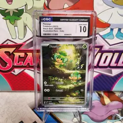 CGC 10 Pansage 089/086 Illustration Rare - Black Bolt - Pokemon TCG - SHIPS FAST - Image 1
