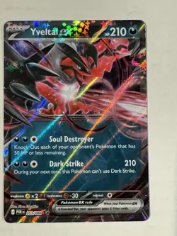 Pokemon Yveltal EX 053/088 XY: Phantom Forces Ultra Rare Full Art Holo 210 HP - Image 1