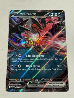 Pokemon Yveltal EX 053/088 XY: Phantom Forces Ultra Rare Full Art Holo 210 HP - Image 2