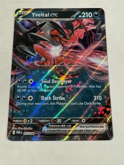 Pokemon Yveltal EX 053/088 XY: Phantom Forces Ultra Rare Full Art Holo 210 HP - Image 3
