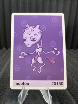 Mootoo (Mewtwo) #150 - Gen 1 Pookiemoot Fan Art - Pokemon - Image 1