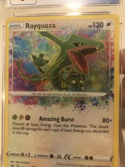 Pokemon TCG - CGC 9 Vivid Voltage Amazing Rare Rayquaza - 138/185! - Image 2