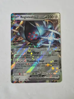 Registeel ex 145/217 Double Rare ME: Ascended Heroes Pokemon Holo Near Mint - Image 1