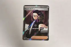 Boss’s Orders Corbeau 256/217 Full Art Ultra Rare Pokemon TCG NM - Image 3
