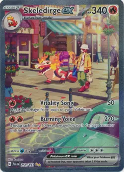 NM-Mint Skeledirge ex - 258/193 - Special Illustration Rare Pokemon Paldea Evolv - Image 1