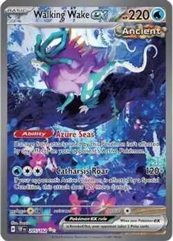 Lightly Played Walking Wake ex - 205/162 - Special Illustration Rare Pokemon Tem - Image 1