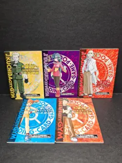 1998 Pokemon Japanese Gym Booklet Lot - Misty Brock Surge Sabrina Blaine - NM - Image 1