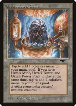 Urza's Power Plant (#84d) Antiquities HP MTG - Image 1