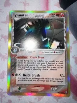 Tyranitar 16/113 Delta Species Holo Rare 120 HP Stage 2 Pokemon TCG English - Image 3