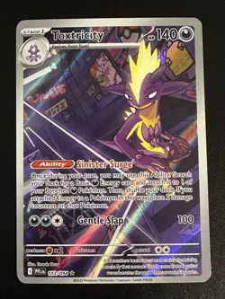 Toxtricity 103/094 Pokemon Phantasmal Flames Illustration Rare Full Art Holo LP - Image 1