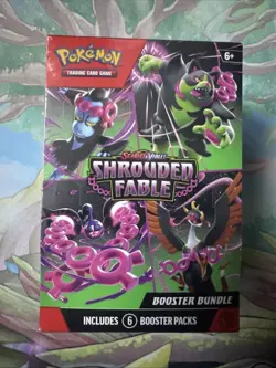 Pokemon TCG: Scarlet & Violet - Shrouded Fable Booster Bundle 6 packs SEALED NEW - Image 1