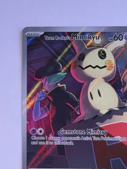 Pokemon TCG Team Rocket's Mimikyu 238/217 Me: Ascended Heroes Holo Near Mint - Image 3