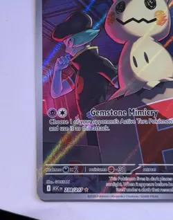 Pokemon TCG Team Rocket's Mimikyu 238/217 Me: Ascended Heroes Holo Near Mint - Image 5