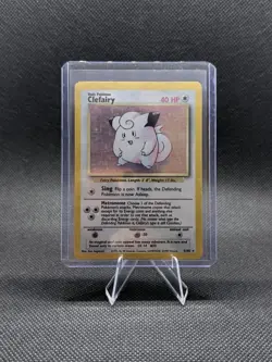 Vintage Pokemon Wotc Base Set: Clefairy 5/102 Holo - Image 1