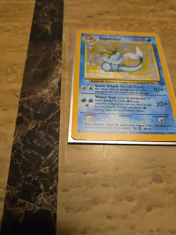 Vaporeon Pokemon TCG Jungle 12/64 Holo Rare Vintage - Image 4