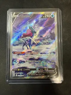 Suicune V GG38/GG70 Holo CRZ:GG Crown Zenith: Galarian Gallery, Pokemon TCG, NM - Image 1