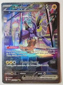 Miraidon ex #244/198 Special Illustration Rare Pokemon TCG Scarlet & Violet Mint - Image 2