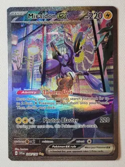 Miraidon ex #244/198 Special Illustration Rare Pokemon TCG Scarlet & Violet Mint - Image 3