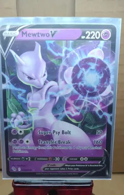 Mewtwo V 030/078 Pokemon GO Holo - Image 1