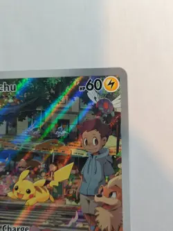 🔥Pokemon Pikachu 173/165 S&V 151 MEW EN Full Art Illustration Rare NM Lets Go📈 - Image 4