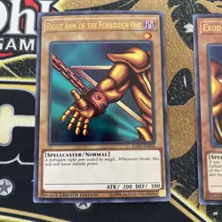 YUGIOH Complete Exodia The Forbidden One Set LART/Lost Art Ultra Rare NM - Image 3