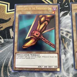 YUGIOH Complete Exodia The Forbidden One Set LART/Lost Art Ultra Rare NM - Image 5