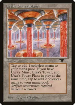 Urza's Power Plant (#84b) Antiquities HP MTG - Image 1