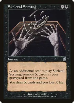 Skeletal Scrying Odyssey HP MTG - Image 1