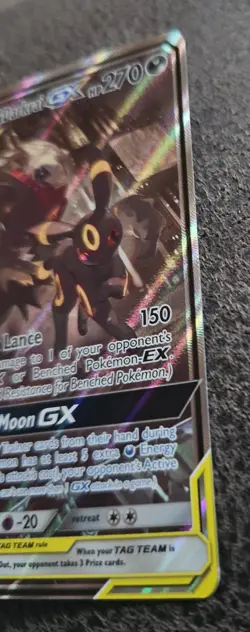 Pokemon Umbreon & Darkrai GX Tag Team Sun and Moon Black Star Promo SM241 - Image 3
