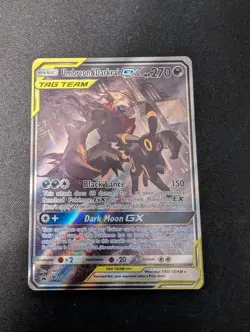 Umbreon And Darkrai GX SM241 Tag Team Pokemon Sun & Moon Black Star Promo - Image 1