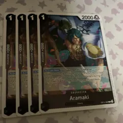 Aramaki OP11-082 R A Fist of Divine Speed One Piece card game English Playset - Image 1