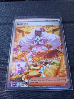 Pokemon Jacinthe Trainer-Supporter Rare POR 122/088 Nintendo Card - Image 1