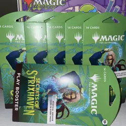 x6 Magic The Gathering Secrets of Strixhaven Booster 14 Cards Mystical Archive - Image 1