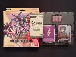 GUNDAM CARD GAME TCG ST09 Destiny Ignition Ultimate Deck ENG OPENED + BONUS PACK - Image 1